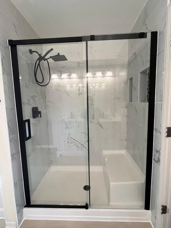 Bathroom Full Reno - Shower Enclosure, Tile, Sink, Floor, New Toliet - Image 1