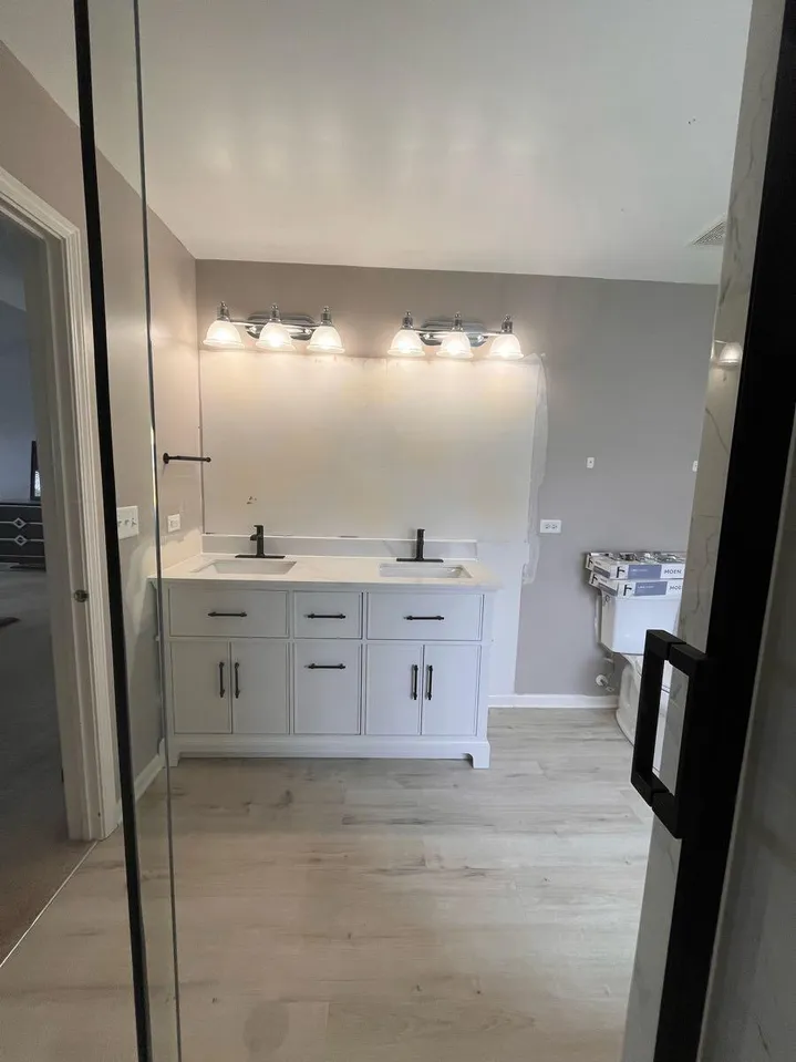 Bathroom Full Reno - Shower Enclosure, Tile, Sink, Floor, New Toliet - Image 7
