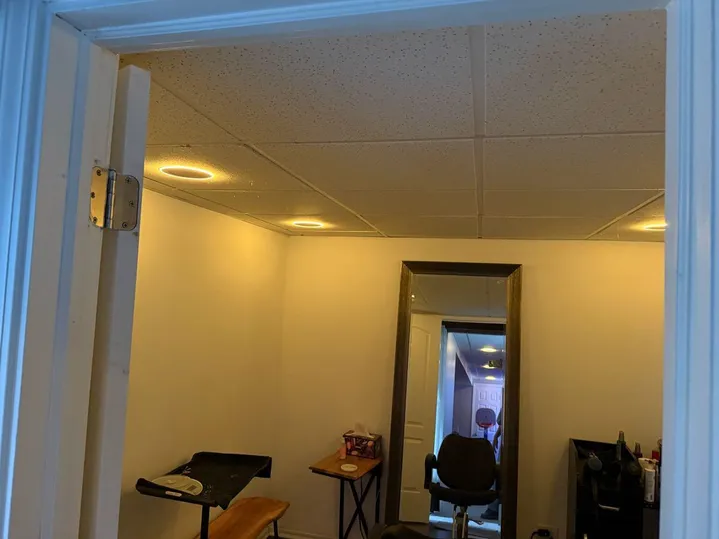 Basement Remodel - New Lightings, Custom Made Cabinet, Sliding Door - Image 2