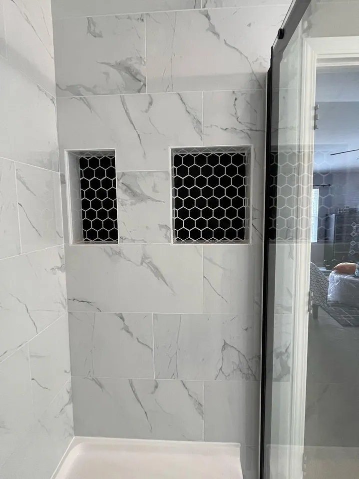 Bathroom Full Reno - Shower Enclosure, Tile, Sink, Floor, New Toliet - Image 8